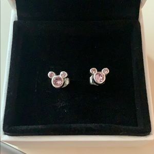 Disney Mickey June Birthstone Earrings